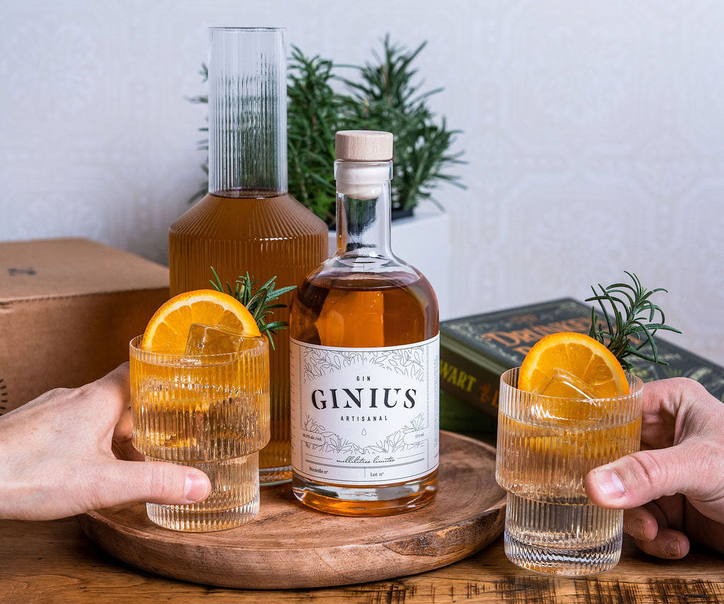 Gin maison à partager en cadeau