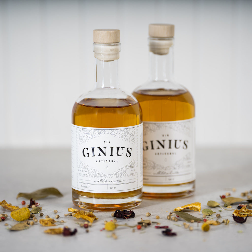 Bouteille de gin Rose des bois